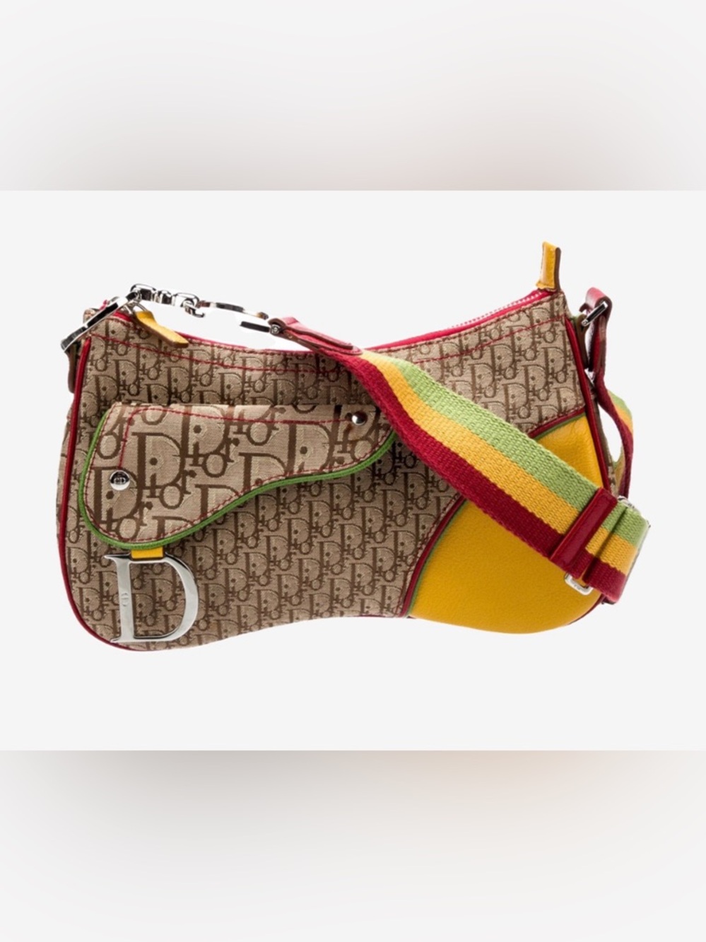 Dior Rasta Trotter Double Saddle Bag